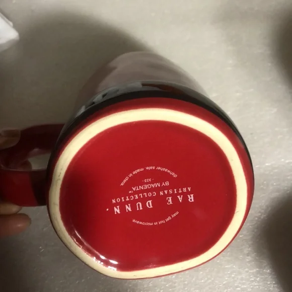 Rae Dunn Santa Mug Holiday Red Ceramic Cup Decor Gift Christmas Gift Clause - Picture 6 of 10